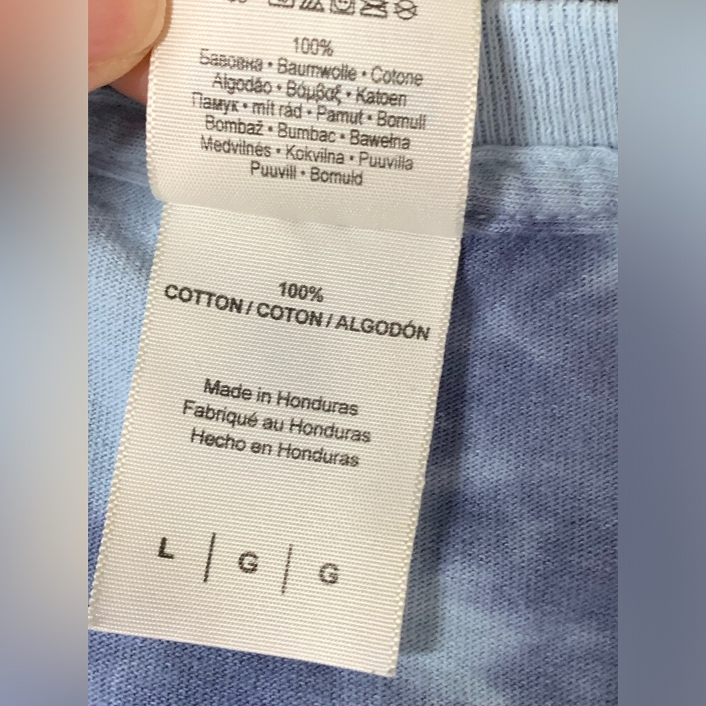 3/$20 Gildan Ultra 100% Cotton Tie Dye Long Sleeve T Shirt Size Large - Picture 5 of 9